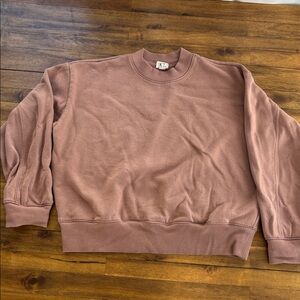 a new day Mauve Crewneck Pullover
